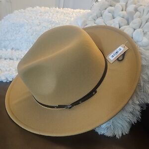 Classic Tan Women's Fedora Hat
